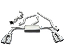 Audi S3 (8V) (saloon) Quattro 13- Turboback-sportavgassystem (Med Sportkatalysator & Ej Ljuddämpat) Cobra Sport